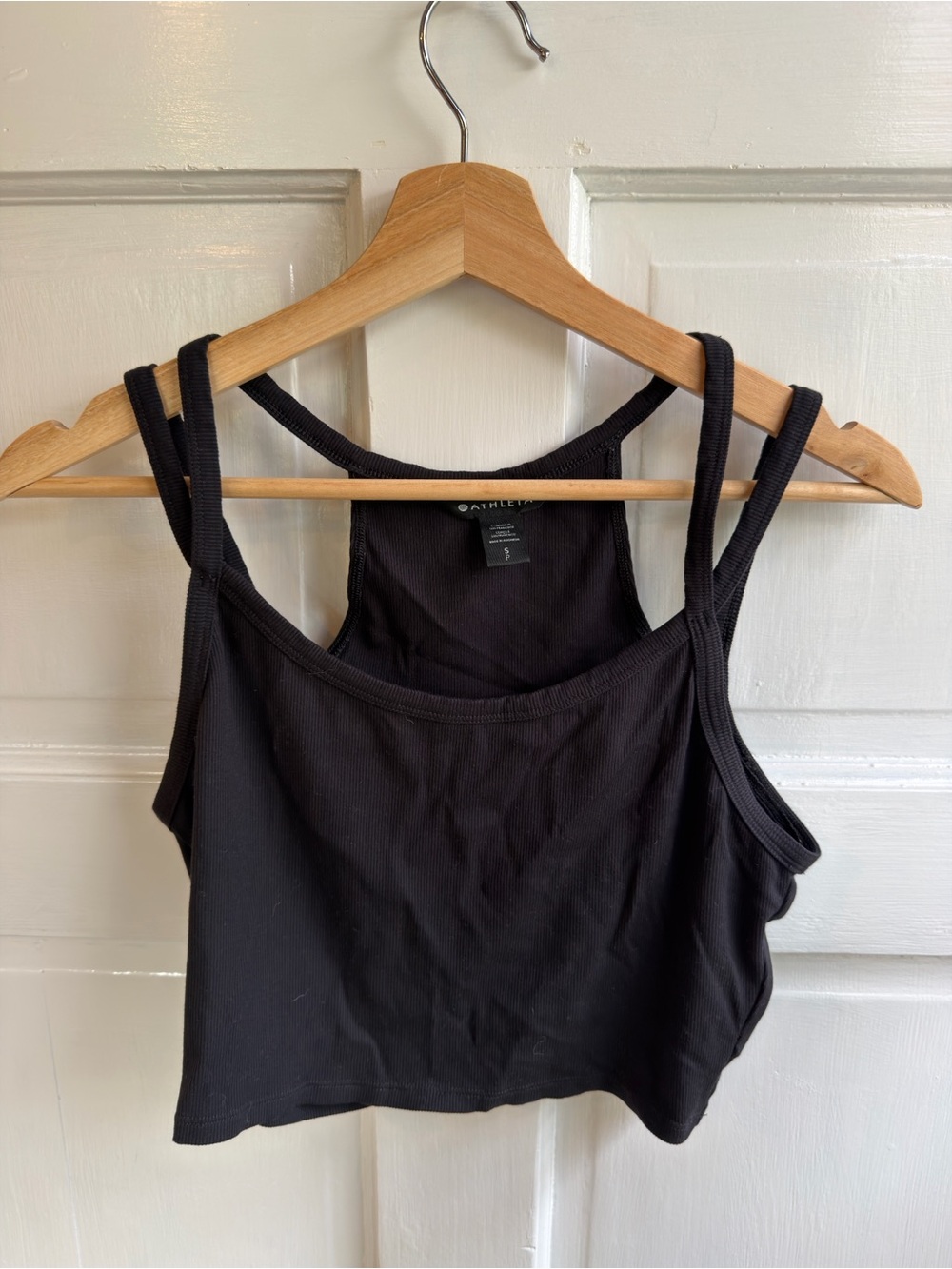 Athleta Black Double-Strap Tank